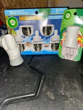 Air Wick Plug-In Air Freshener + Refills in White